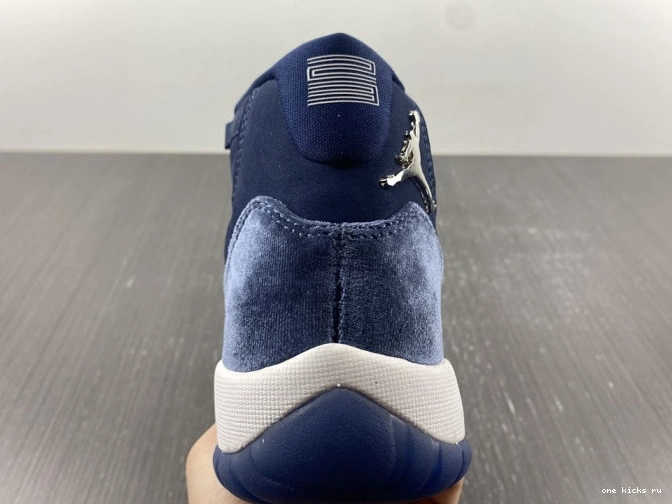 Rep Onekick MIDNIGHT 11 AIR WMNS NAVY AR0715-441 JORDAN VELVET 0806